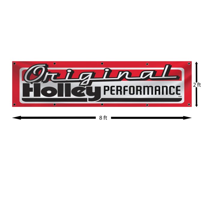 Holley Original Performance 2x8ft Banner Racing Car Man Cave Wall Decor Flag