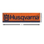 Husqvarna Banner Flag 2x8ft Tools Shop Workshop Garage Man Cave Wall Decor Sign