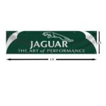 Jaguar The Art of Performance 2x8ft Banner Flag Racing Car Show Garage Man Cave Wall Decor Sign