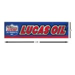 Lucas Oil Flag Banner 2x8 ft Drag Racing Motorcross Man Cave Wall Decor Sign