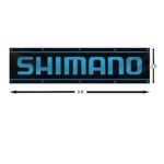 Shimano Banner 2x8ft – Fishing Flag, Cycling Equipment, Man Cave Wall Decor Sign