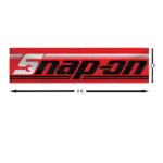 Snap-on Banner 2x8ft – Racing Car Flag, Tools, Garage Man Cave Wall Decor Sign