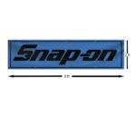 blue. Snap-on Banner 2x8ft – Racing Car Flag, Tools, Garage Man Cave Wall Decor Sign