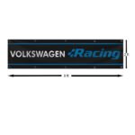 Volkswagen Racing Banner 2x8ft – VV Tiguan Tayro Racing Car Show Flag, Man Cave Garage Wall Decor Large Sign