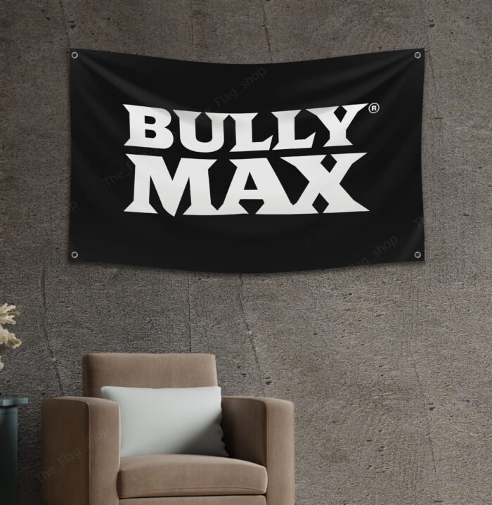 bully max dog food flag banner